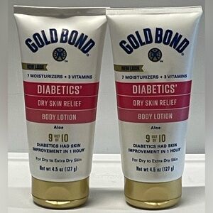 Gold Bond Diabetics' Dry Skin Relief Body Lotion - 4.5oz (Pack of 2)